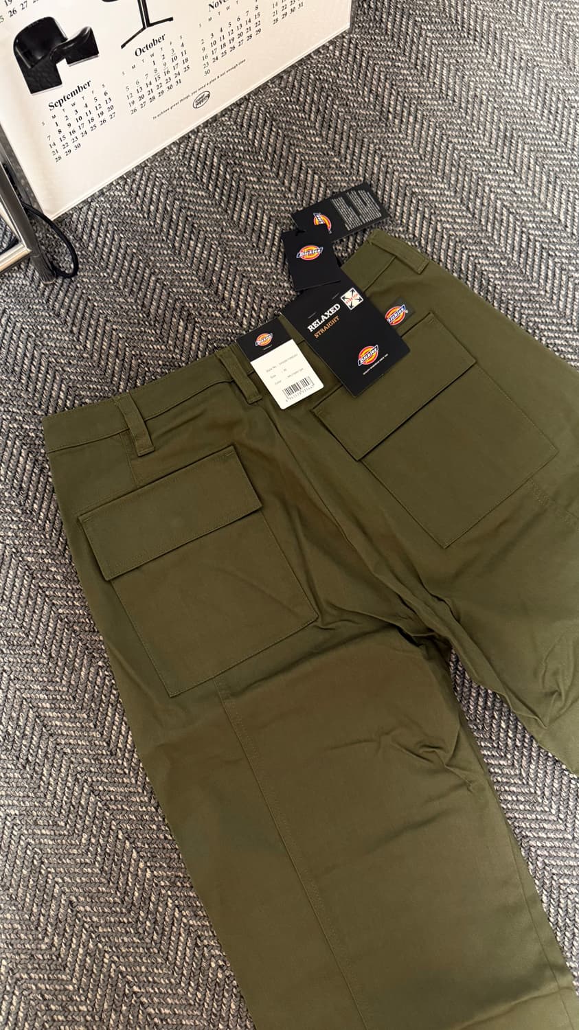 플리마켓🔥디키즈 트윌 오픈 햄 카고 팬츠 올리브 그린 (30) 상품이미지4