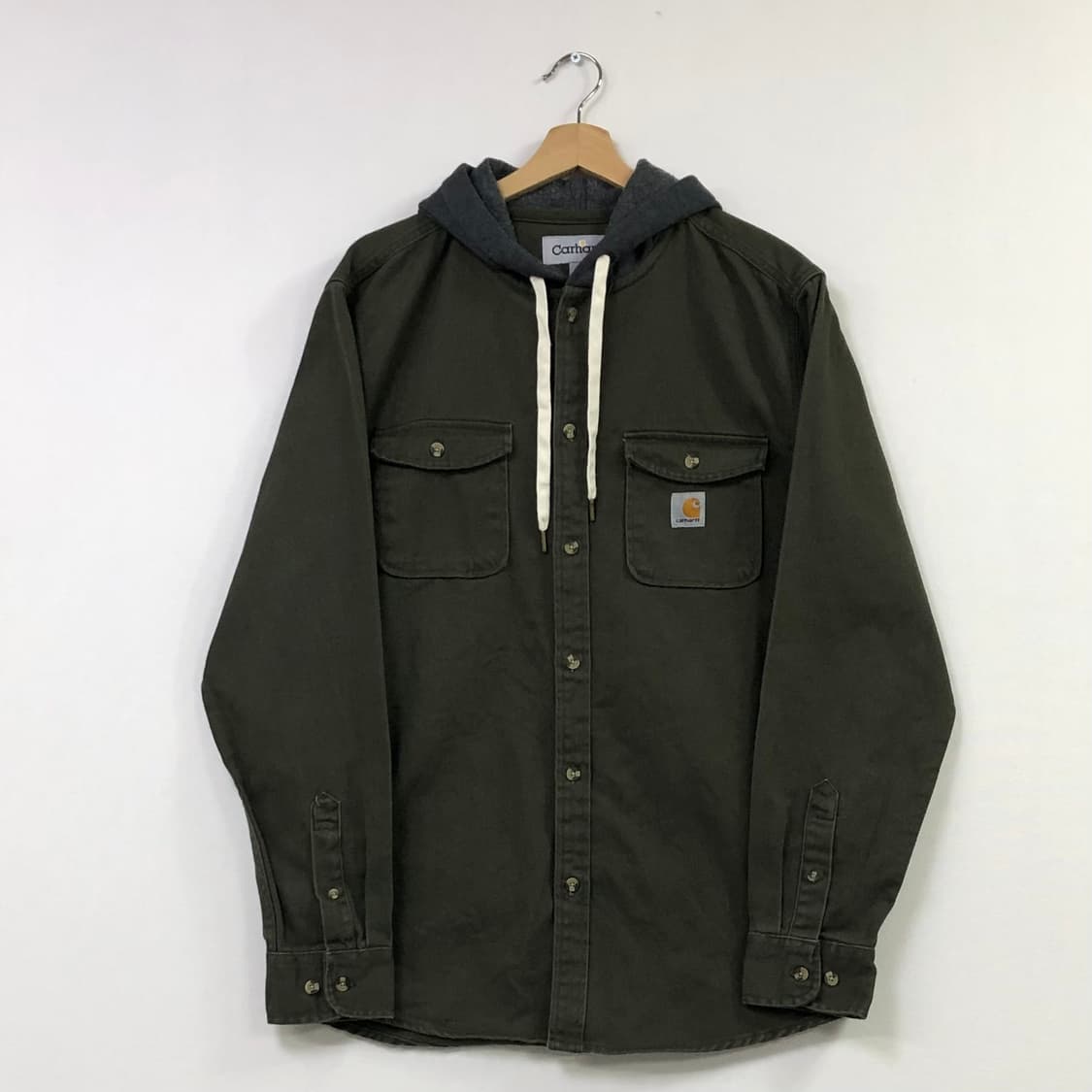L 칼하트 후드 워크 셔츠자켓 상품이미지2