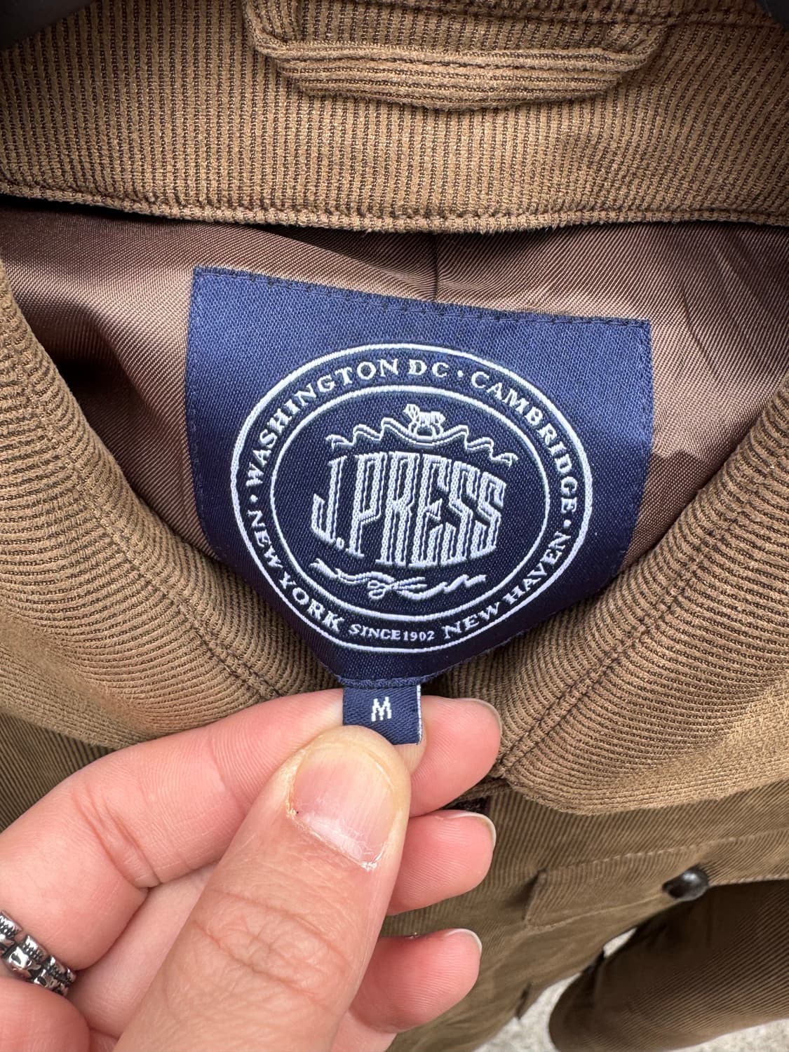 제이프레스 엘보우패치 코듀로이 자켓  상품이미지3