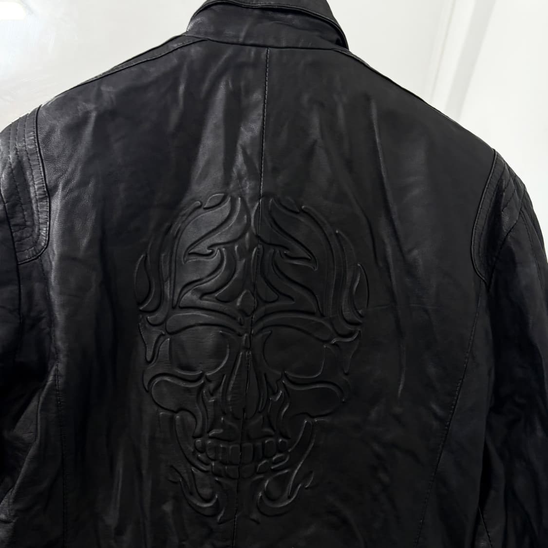 Dirty-12 양가죽 더블집업 라이더 자켓 상품이미지7