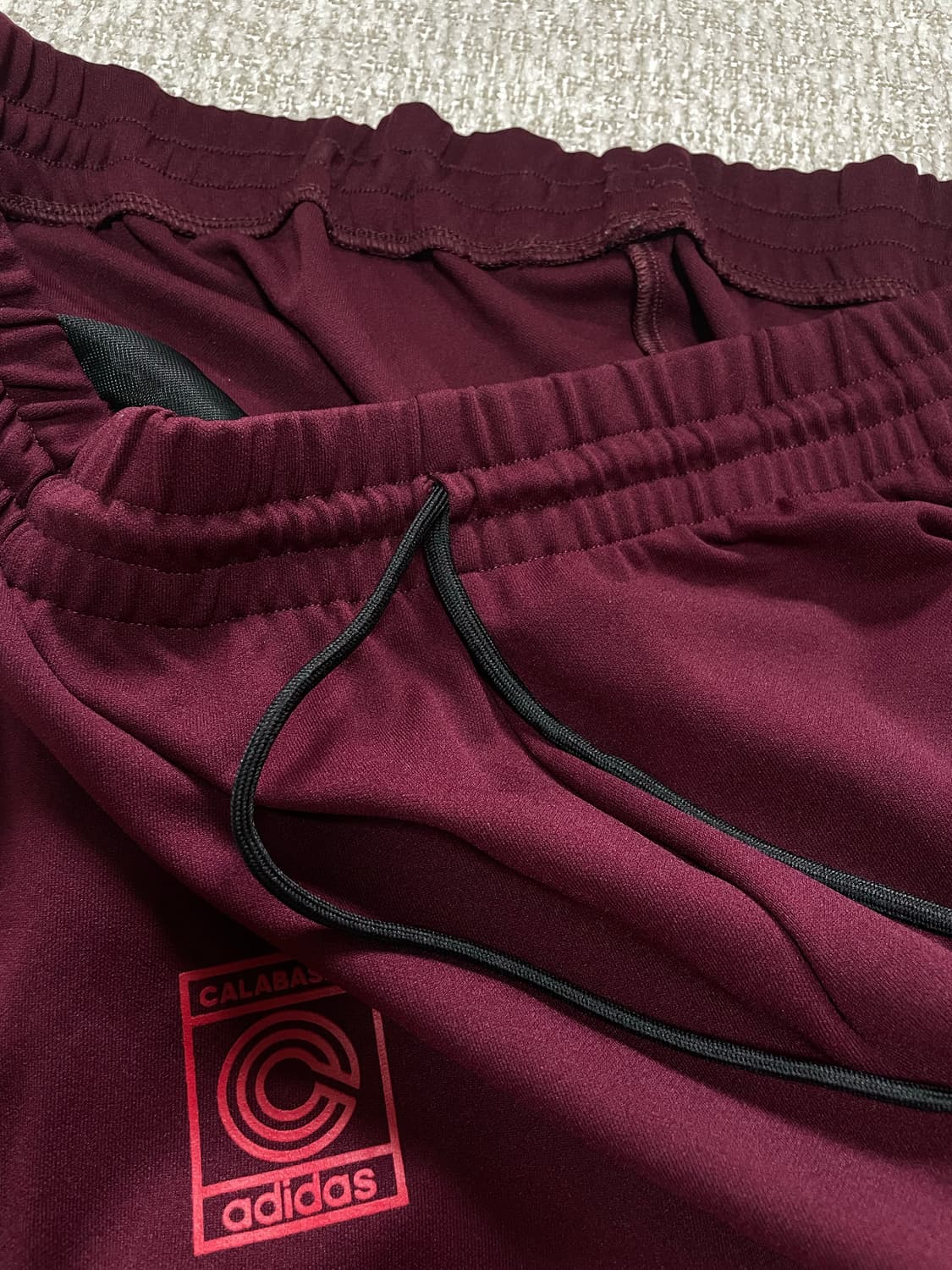 YEEZY 아디다스 ADIDAS 칼라바사스 조거/트랙 팬츠 XXL 버건디 상품이미지2