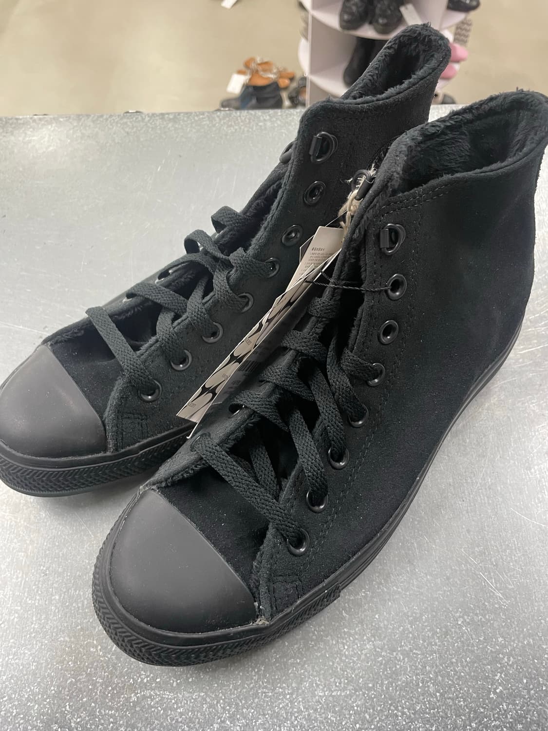 [새상품] 컨버스 척테일러 올스타 하이 블랙 255 상품이미지2