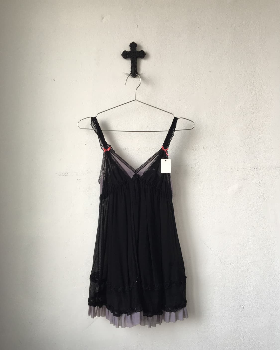 lace mesh sleeveless 상품이미지1