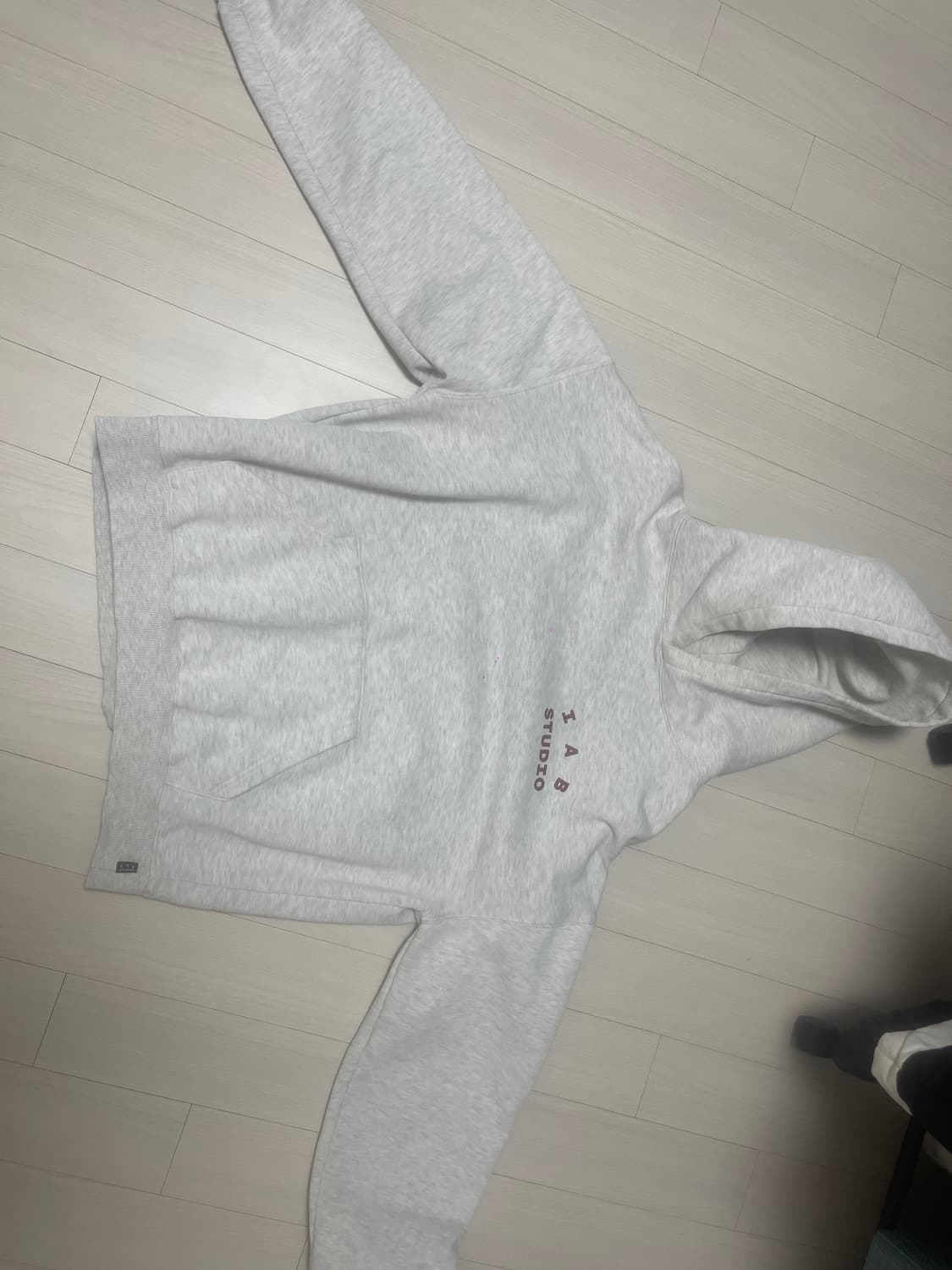 아이앱 후드티 오트밀 L 상품이미지1