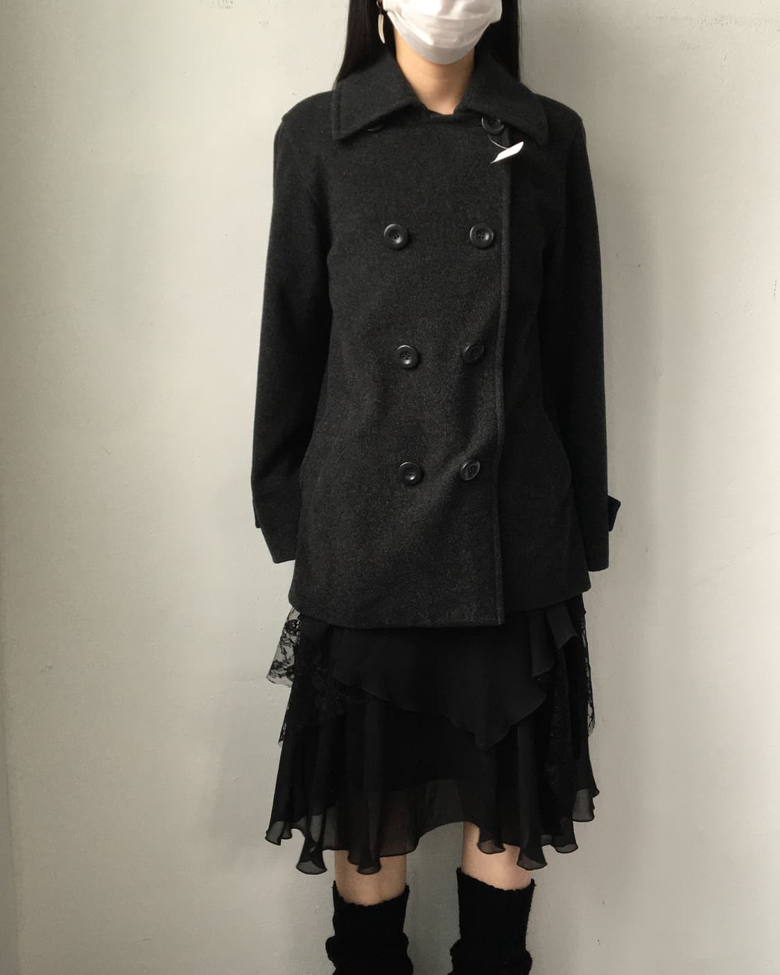 Double button coat 상품이미지1