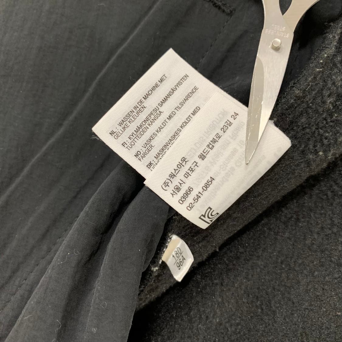 칼하트 WIP 노드 플리스 자켓(블랙/L) 남자 후리스 폴라텍 상품이미지10