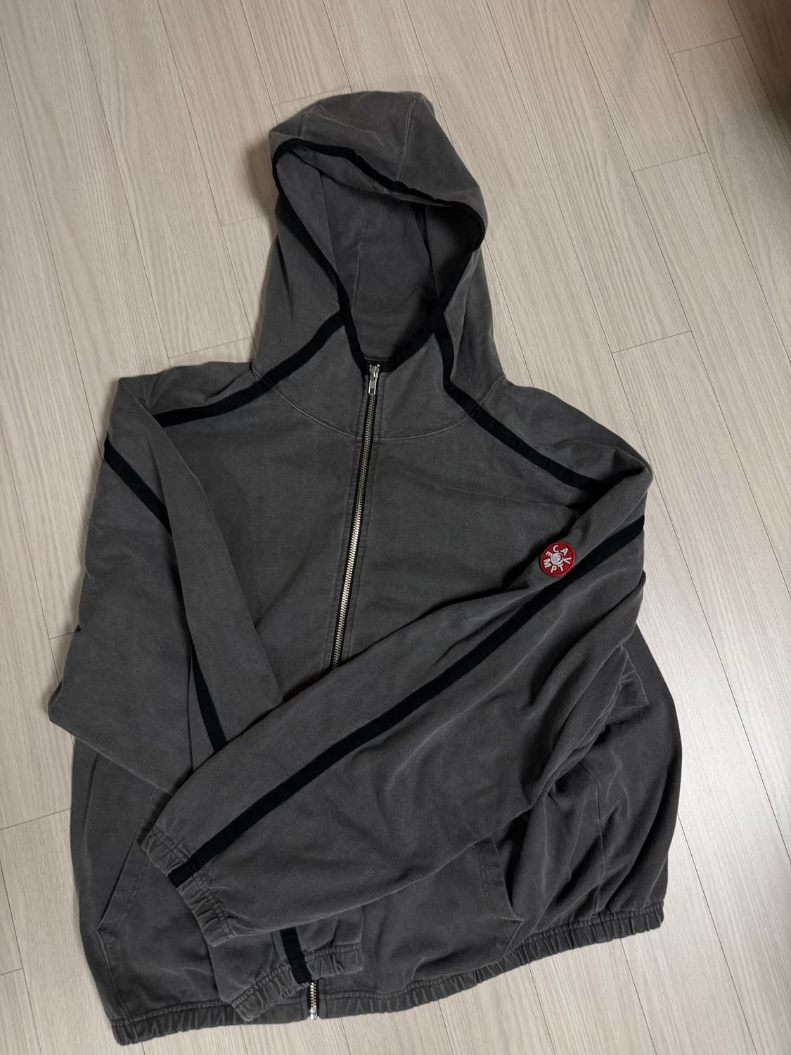 [XL] 카브엠트 오버다이 테이프트 집업 상품이미지3