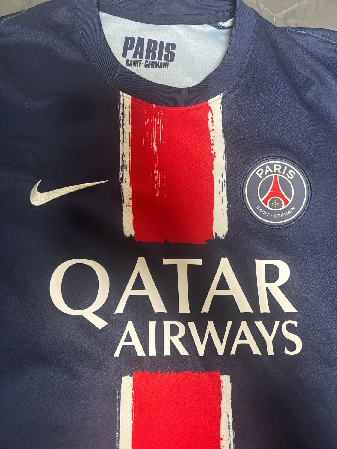 PSG 24/25 홈 유니폼 이강인 XL 레플리카 정품 택보유 상품이미지3