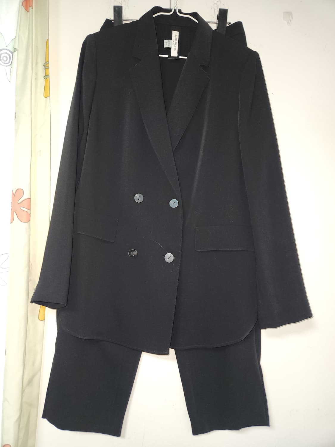미사용)블랙 여성 케주얼 정장 셋업 77 상품이미지2