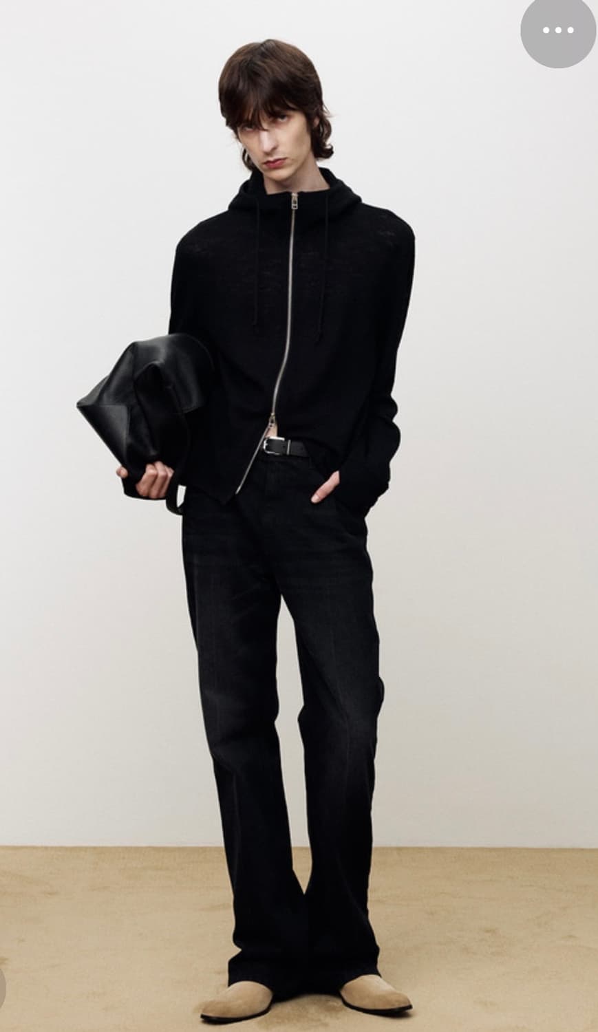 [30] 토니웩 플레어 레그 데님 진 블랙 상품이미지1