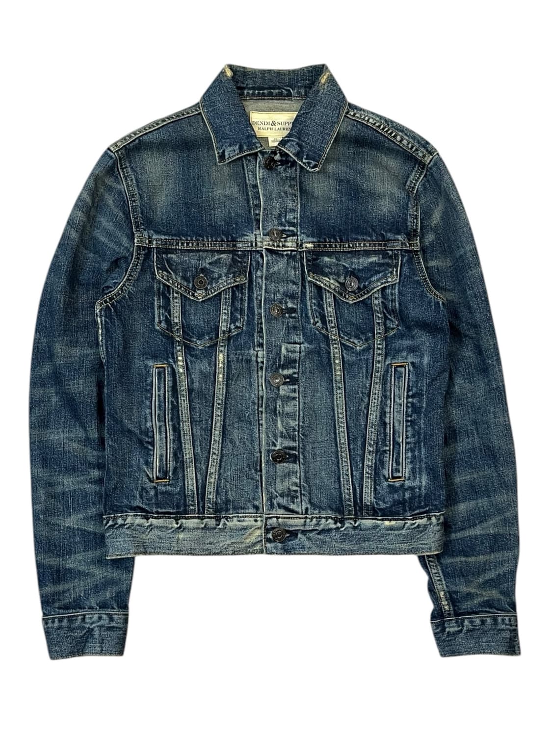 데님앤서플라이 랄프로렌 드림캐쳐 성조기 데님 자켓 XS #csz1878  상품이미지3