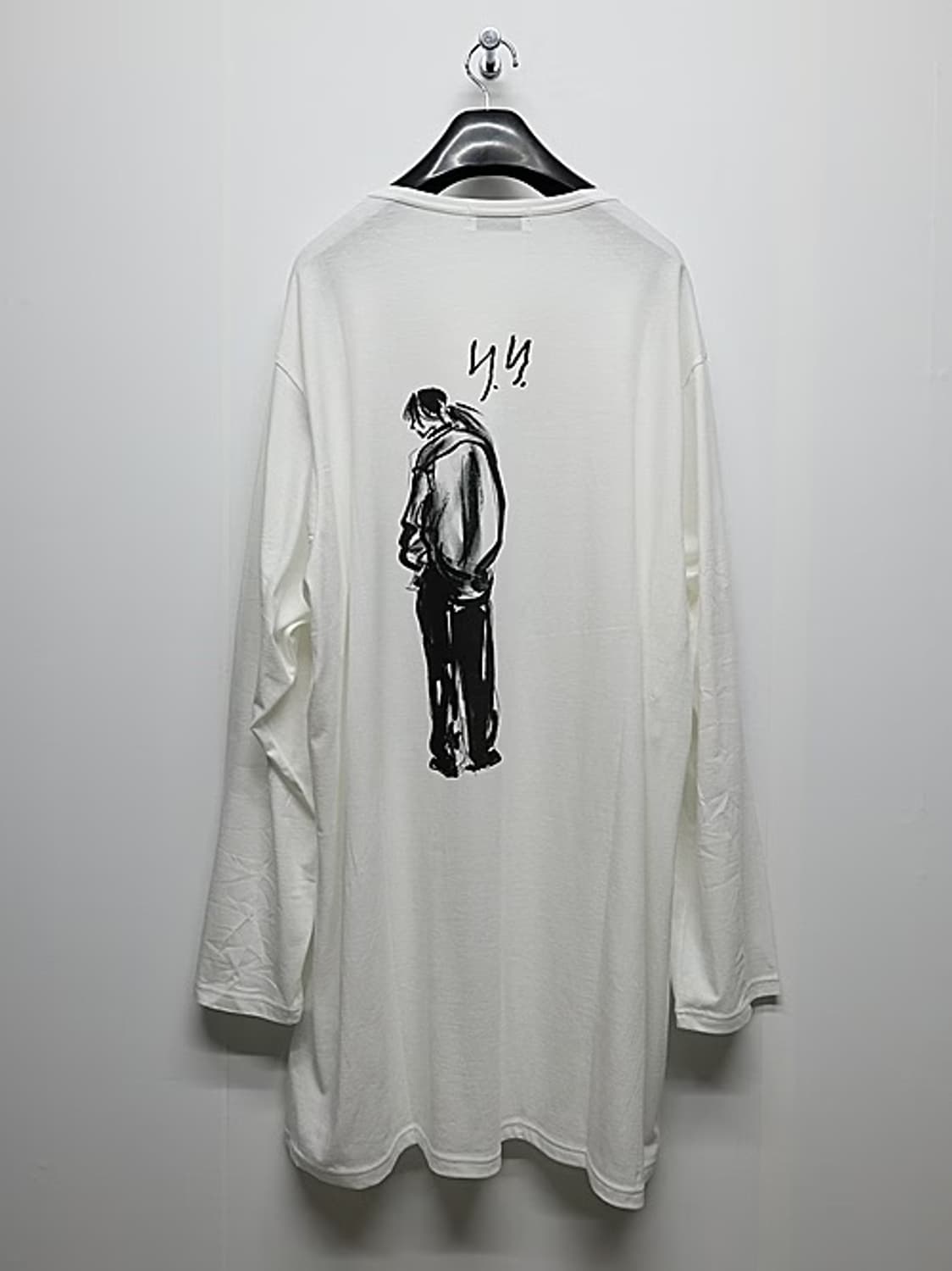 요지야마모토 yy백프린팅 롱슬리브 3사이즈 상품이미지2