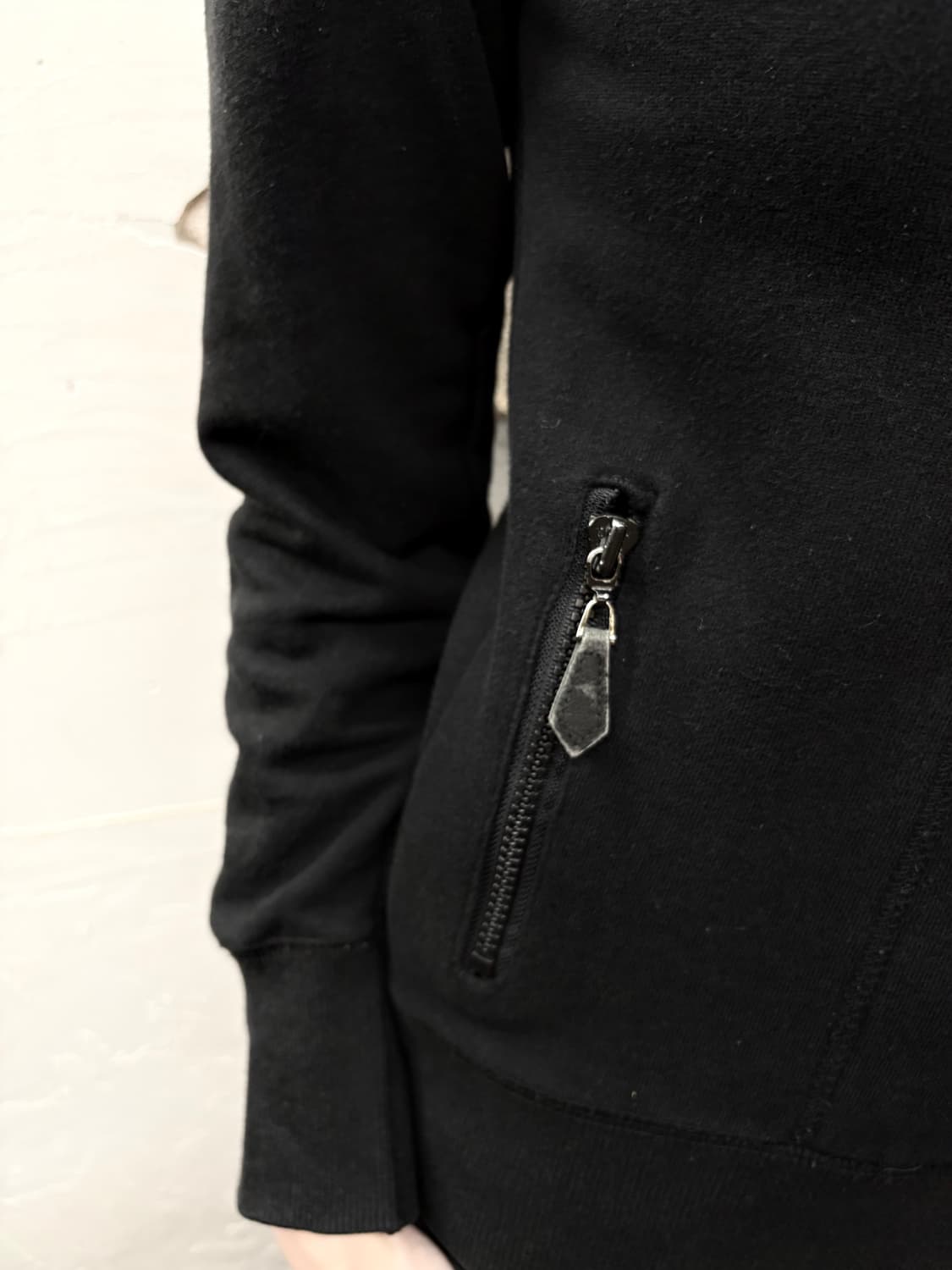 black oblique zip-up 상품이미지5