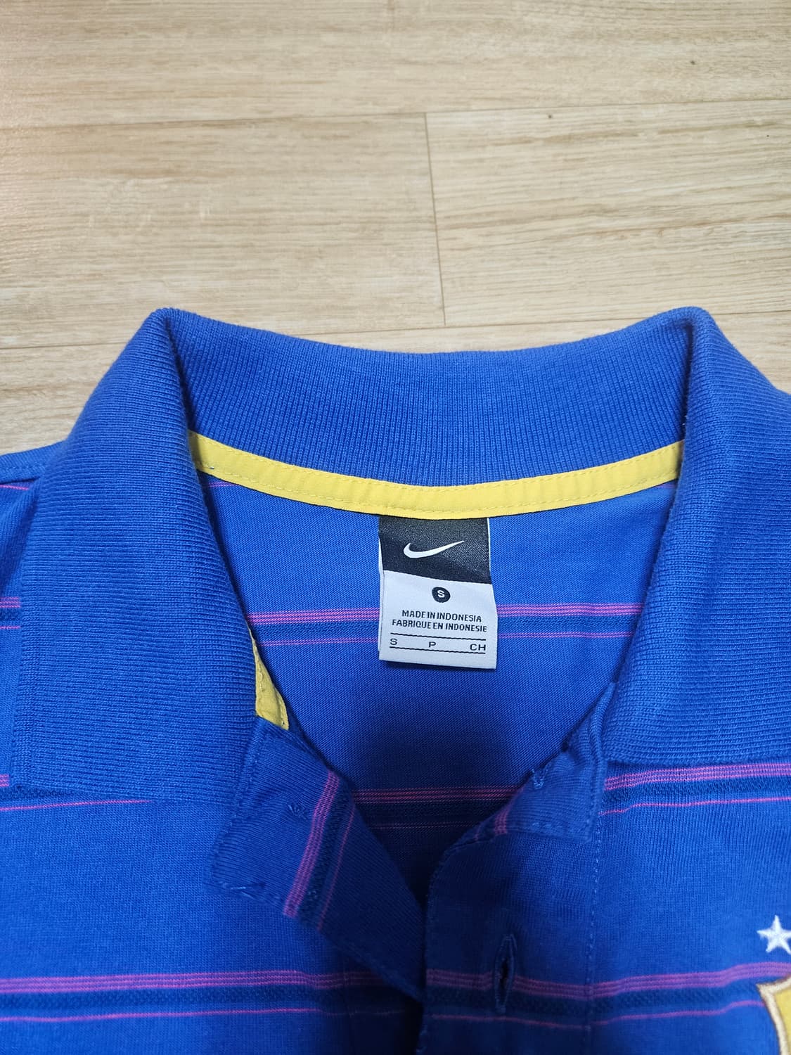 (S)빈티지 나이키 브라질 축구 대표팀 폴로 티셔츠 상품이미지2