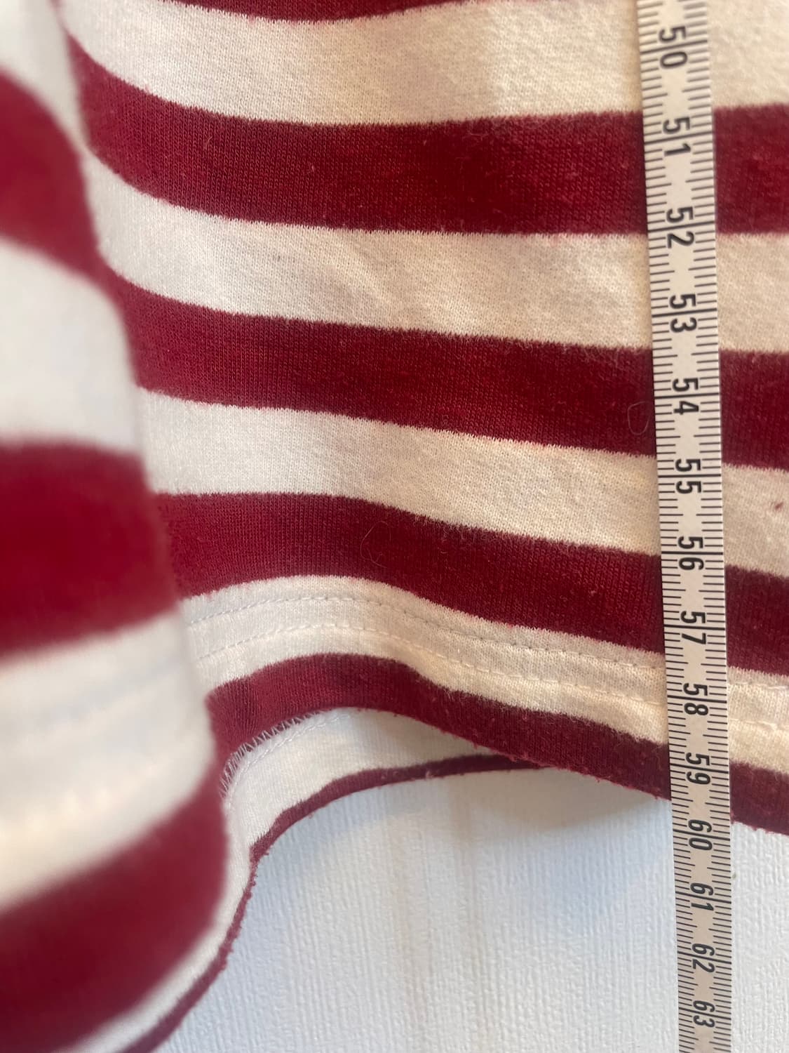 꼼데가르송 PLAY 스트라이프 롱슬리브 S:)단가라후드티S 긴팔면티셔츠 상품이미지7