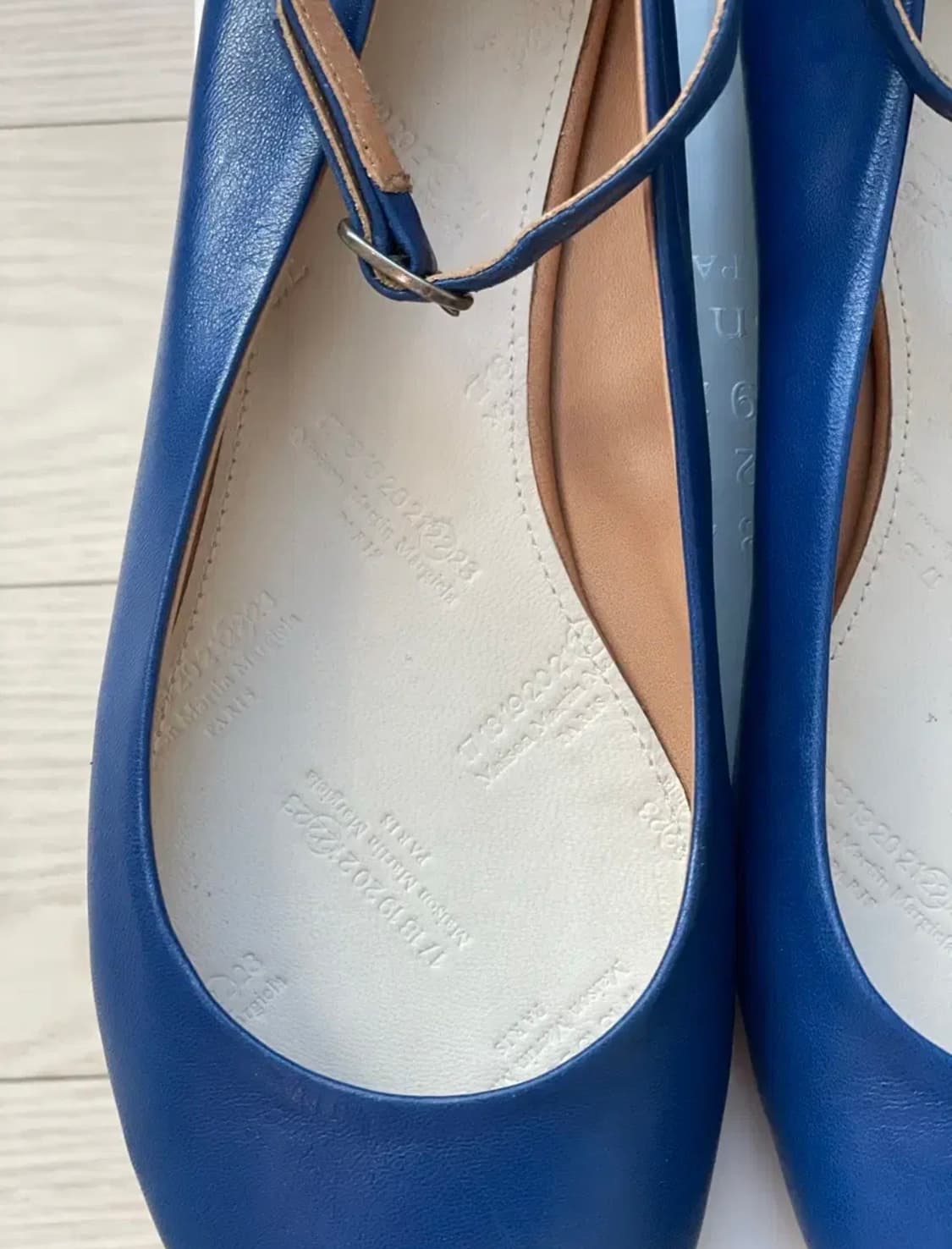 마르지엘라 블루 스트랩플랫슈즈 37 상품이미지4