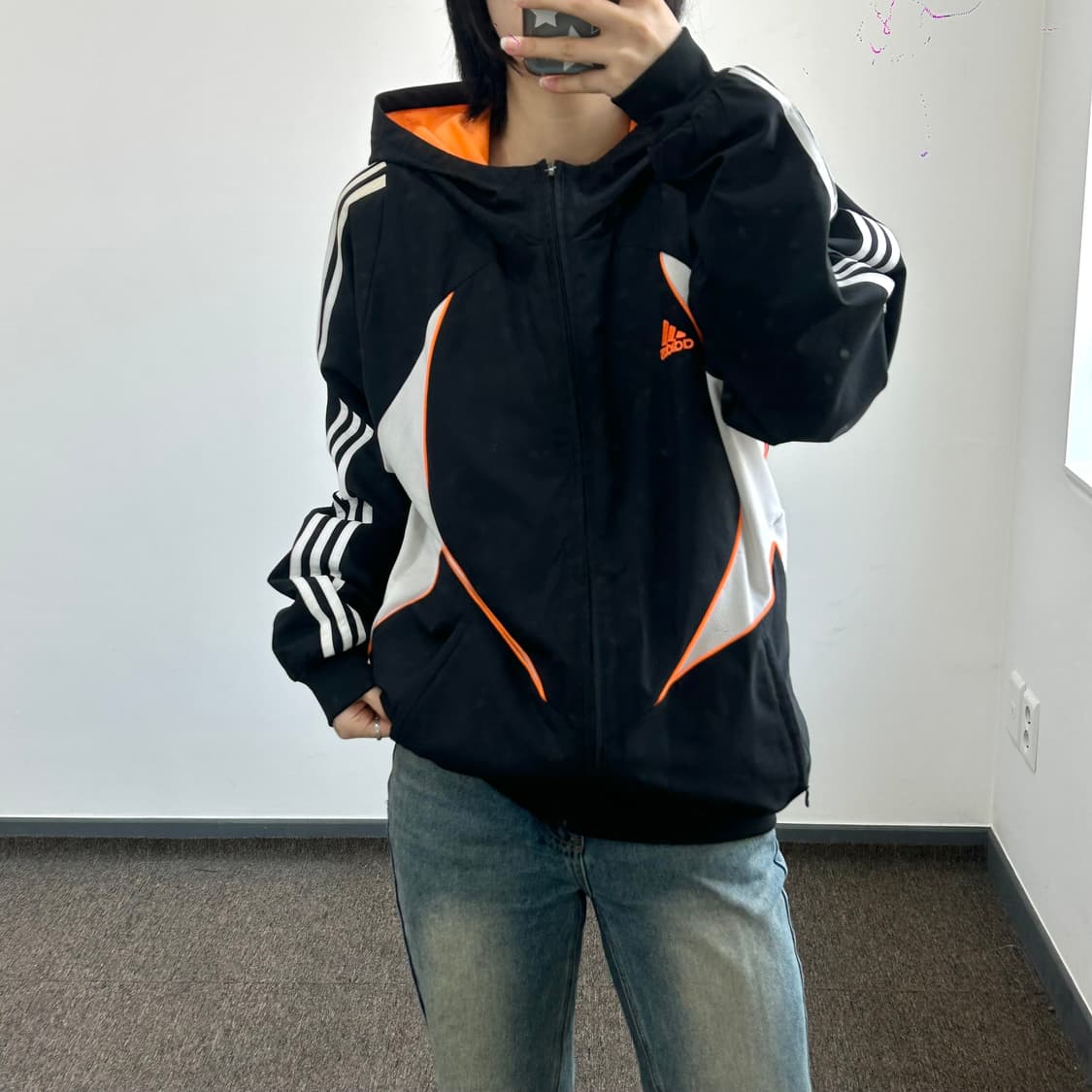 Adidas 아디다스 스타 우븐 바람막이 상품이미지1