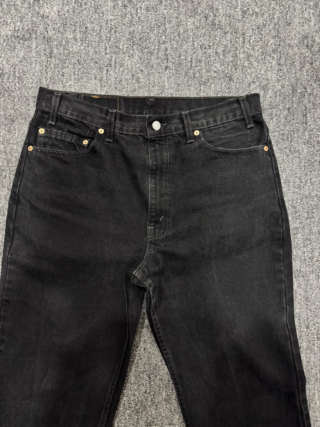 90s USA 리바이스 517 블랙 워시드 데님 36 상품이미지3