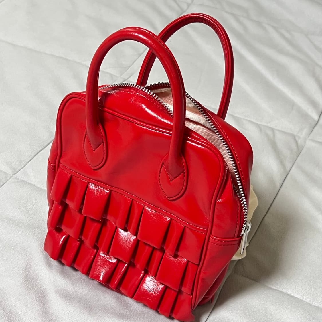 꼼데가르송 프릴백 레드 상품이미지2