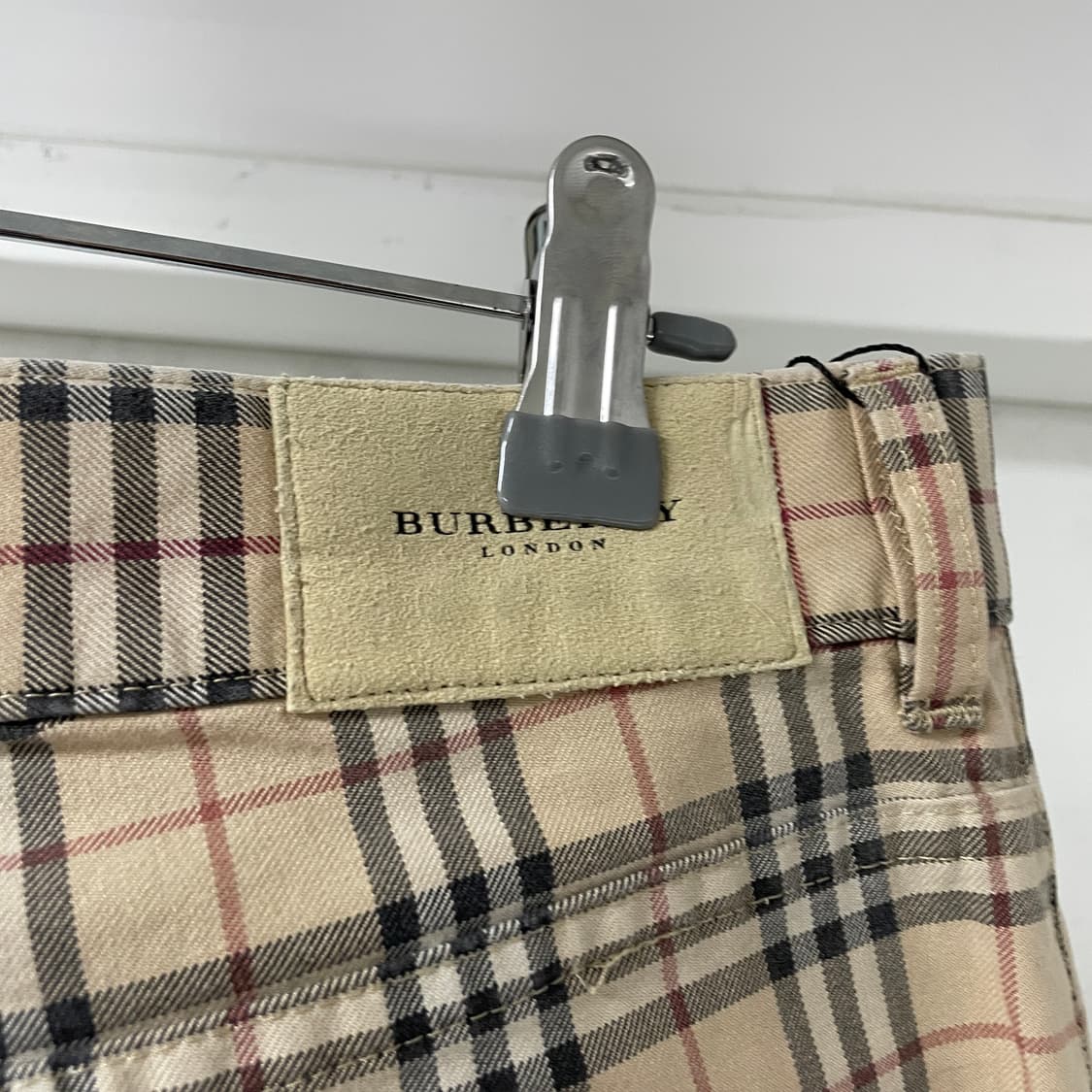 버버리 노바 체크 팬츠 베이지 32 상품이미지5