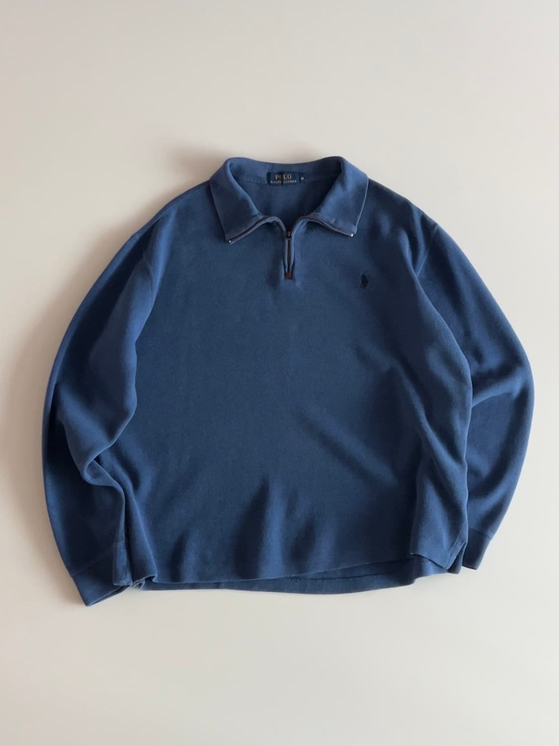폴로 랄프로렌 블루 쿼터집업 M 상품이미지1