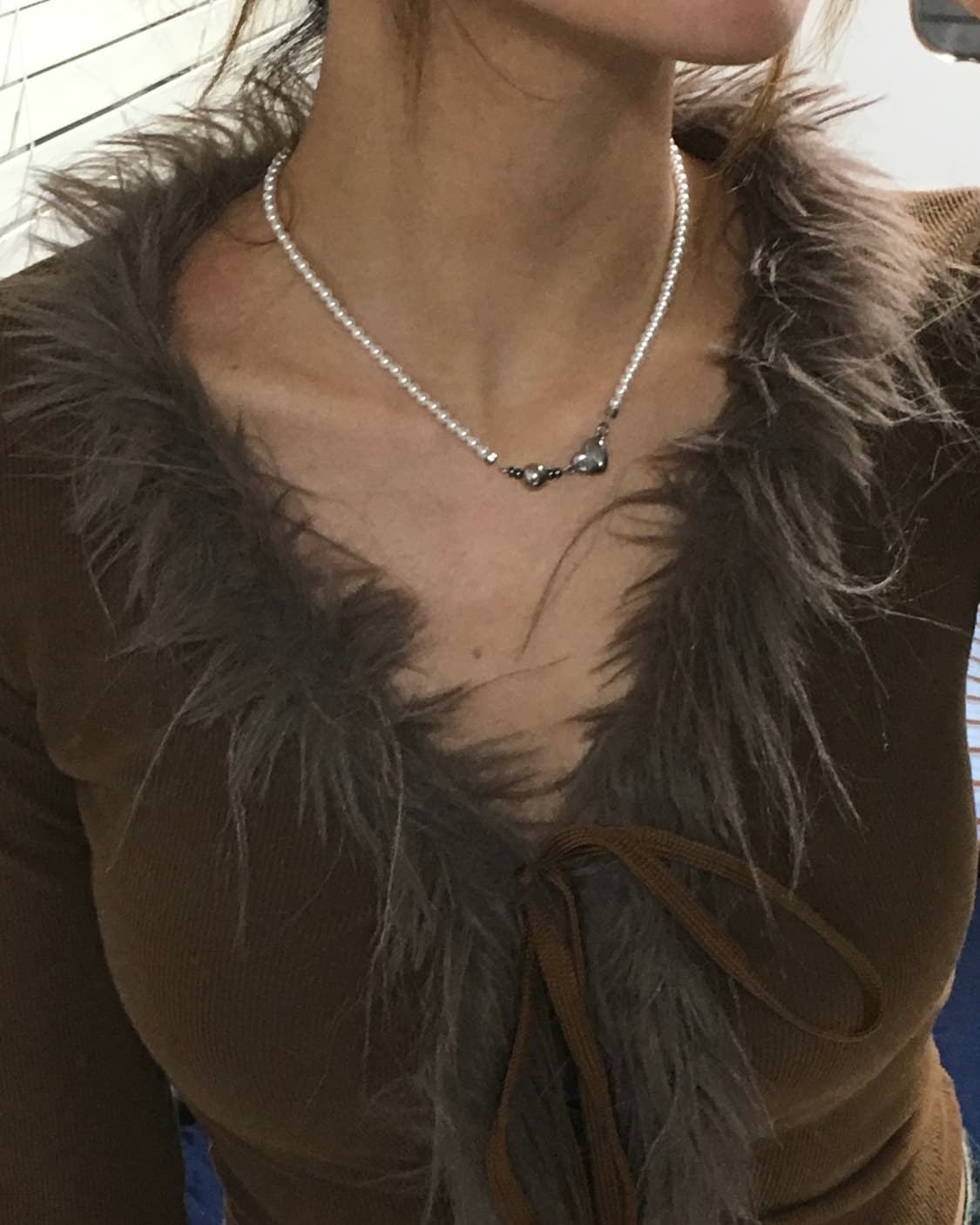 magnet heart necklace 상품이미지4