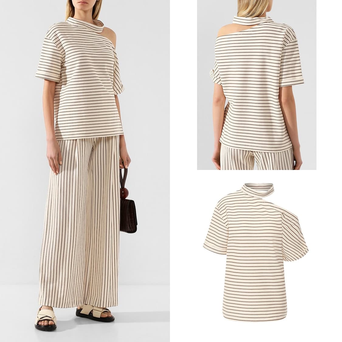 에리카 카발리니 컷아웃 코튼 탑 상품이미지2