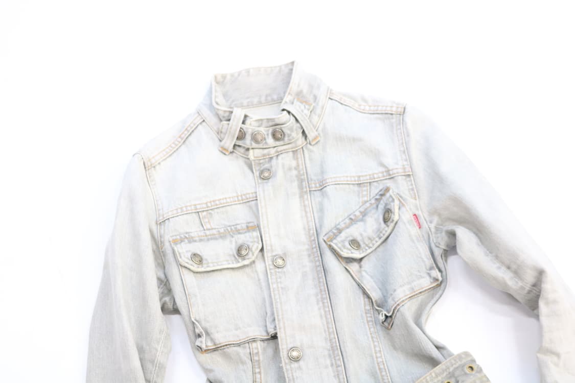 히스테릭글래머 킨키 진 빈티지 벨티드 데님 사파리 자켓 상품이미지3