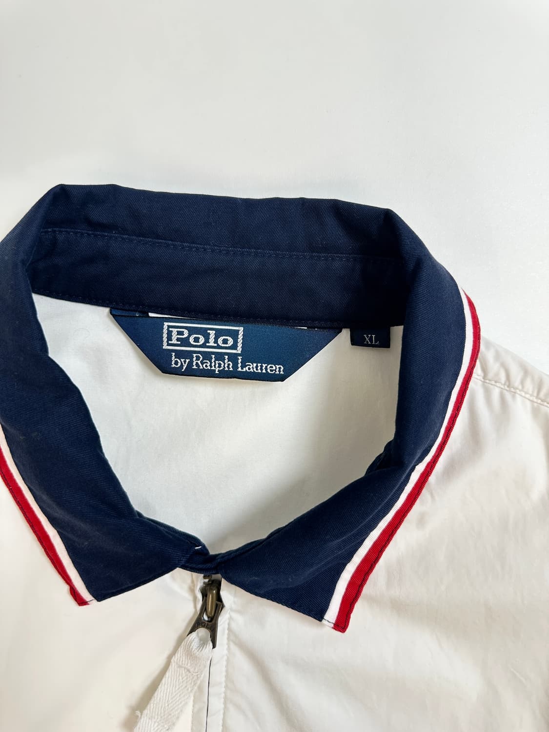 Polo 폴로 화이트 MERVER 코튼 블루종 자켓 XL 상품이미지4