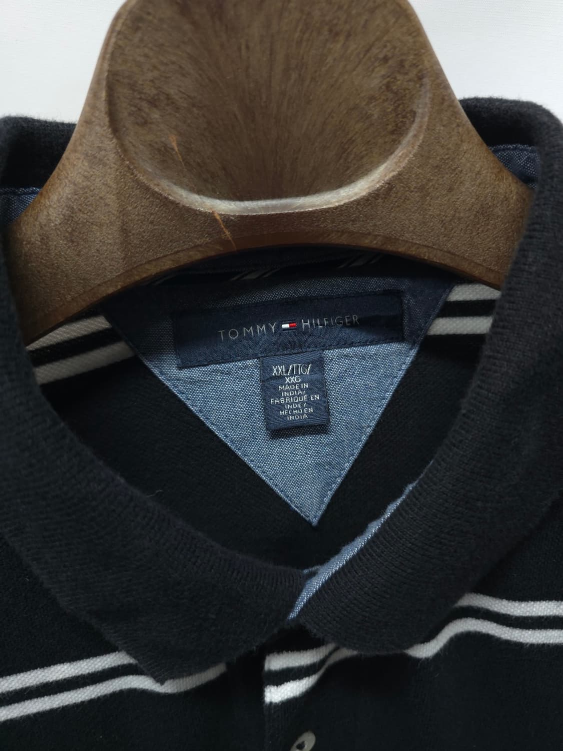 빅사이즈) 타미힐피거 스트라이프 카라반팔 (115~120) 상품이미지4