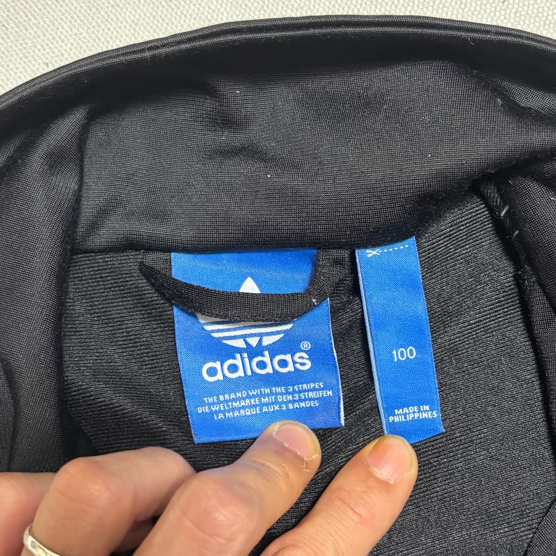 100 아디다스 파이어버드 블랙 트랙탑 상품이미지4