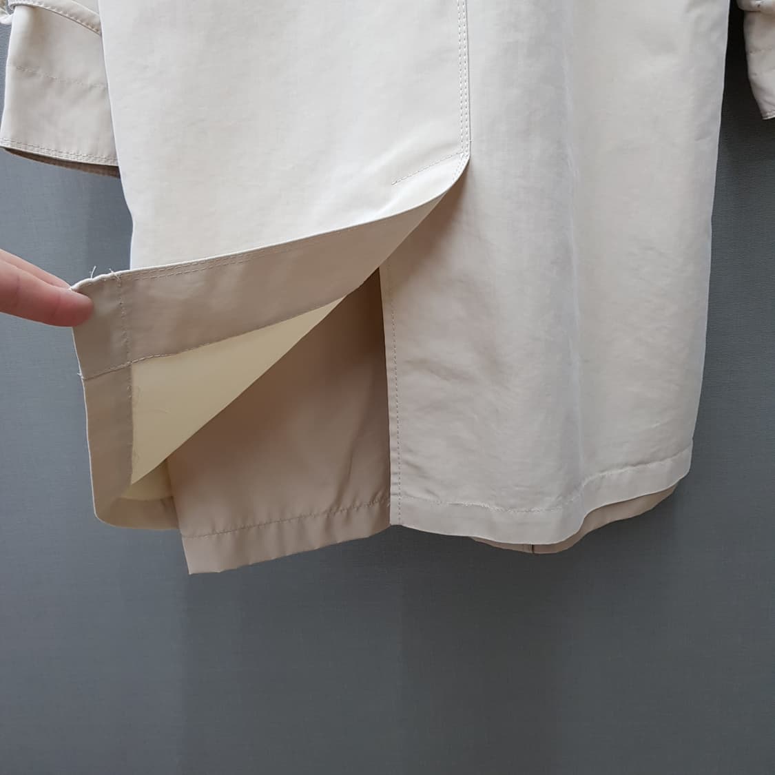 막스마라 리버시블 스탠드카라 트렌치 코트 40사이즈 상품이미지5