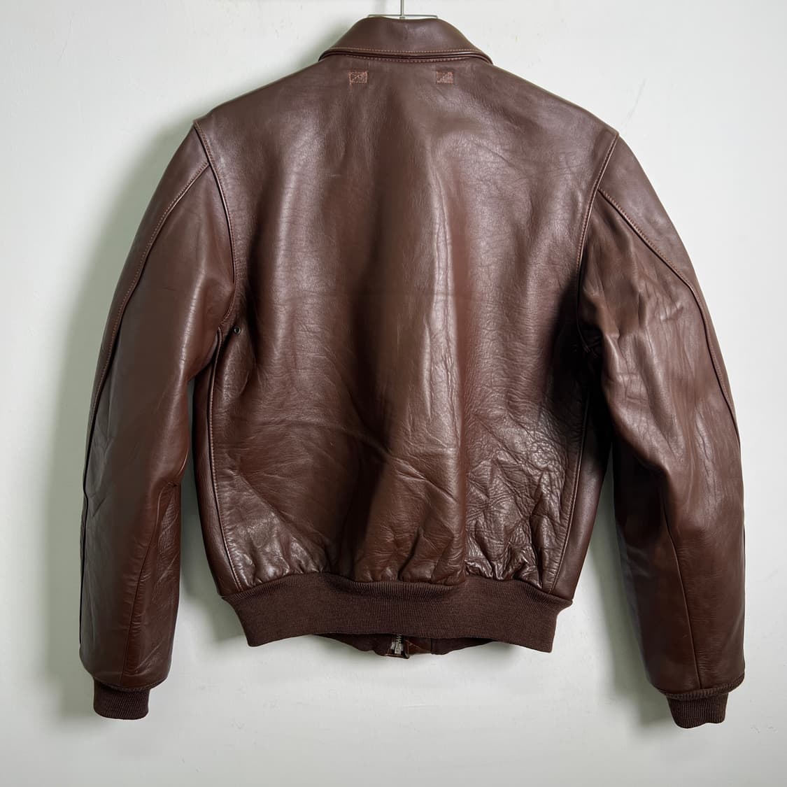 J.A. Dubow 복각 A-2 레더 플라이트 자켓 38 상품이미지6