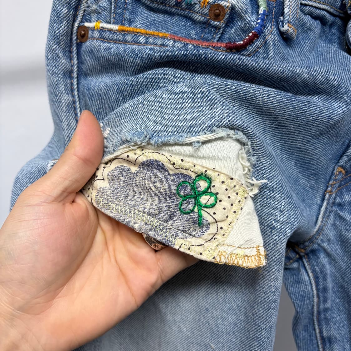 폴로 데님팬츠 상품이미지6