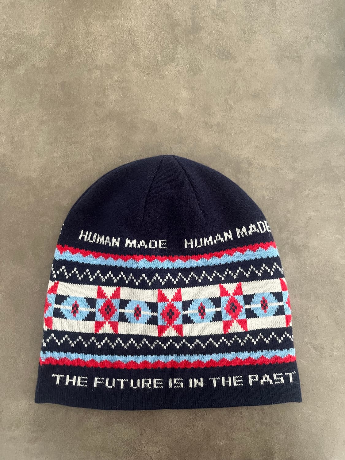 휴먼메이드 자쿼드 비니 네이비 상품이미지1