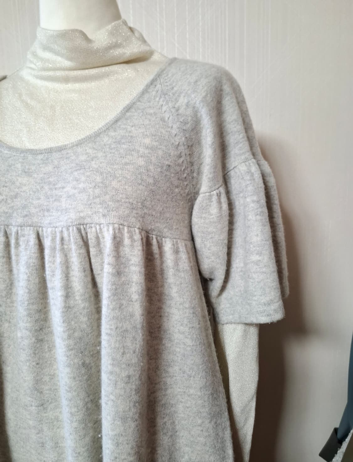 일본빈티지 모리걸 캐시울 롱니트 상품이미지9