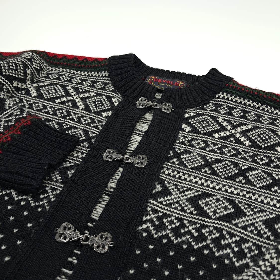 CN969 L DEVOLD 노르웨이 메이드 노르딕 울 가디건 상품이미지5