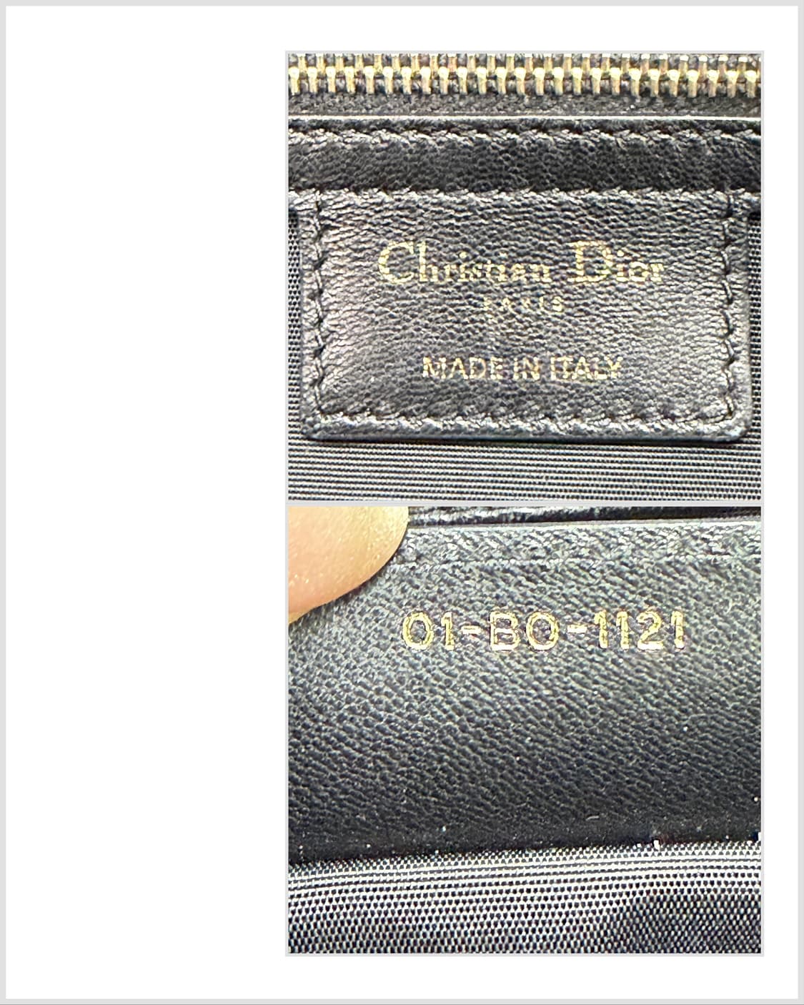 디올 까나쥬 뉴 락 레더 체인 숄더백 상품이미지10