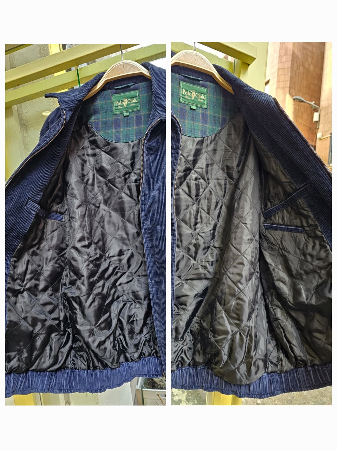 Polo club 네이비 코듀로이 블루종 상품이미지8