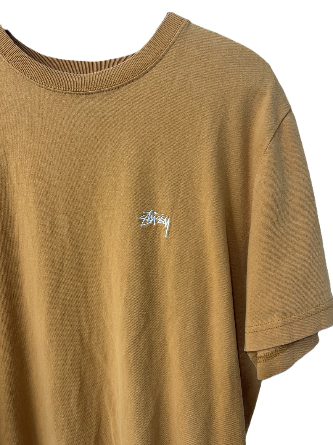 스투시 베이직 로고 티셔츠 (머스타드/탄) 상품이미지3