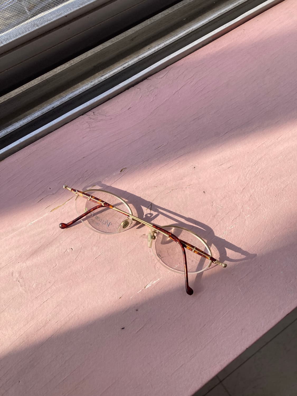 빈티지 레오파드 오벌 안경 상품이미지4