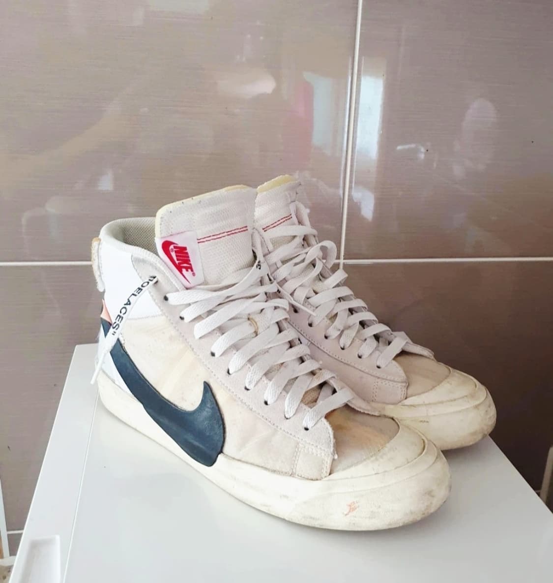 나이키 오프화이트 블레이저 미드 정품 270mm (황금 사이즈) 상품이미지3