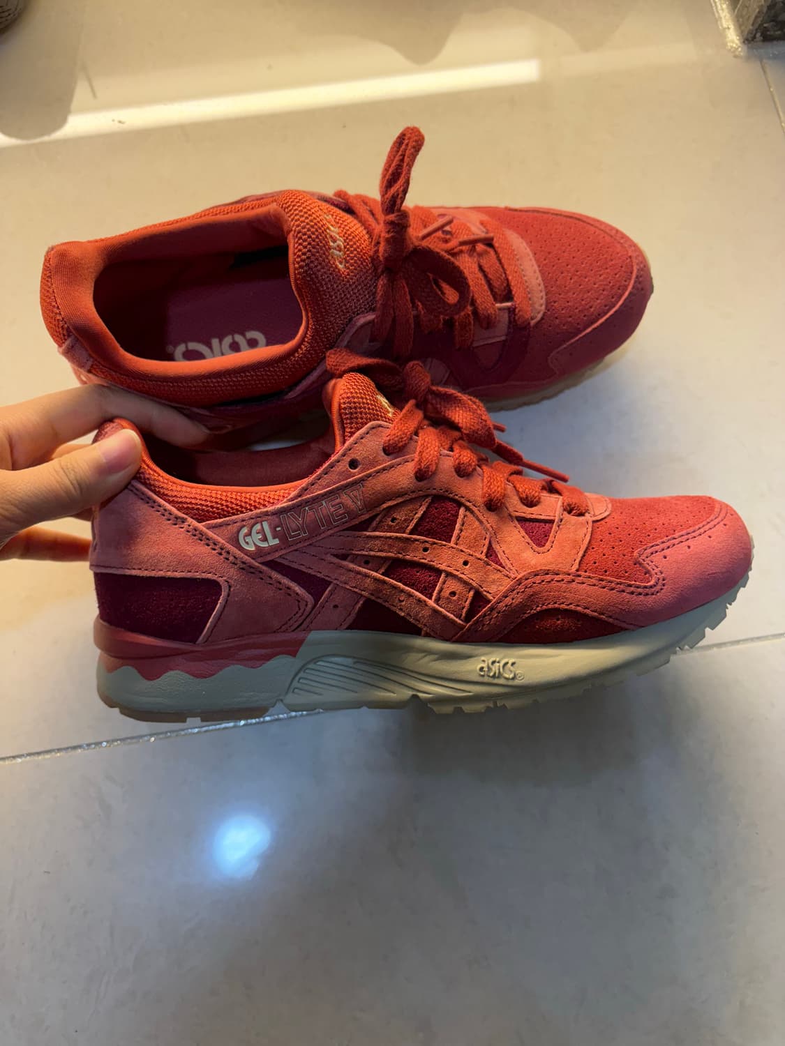 아식스 젤라이트 V 레드 상품이미지2