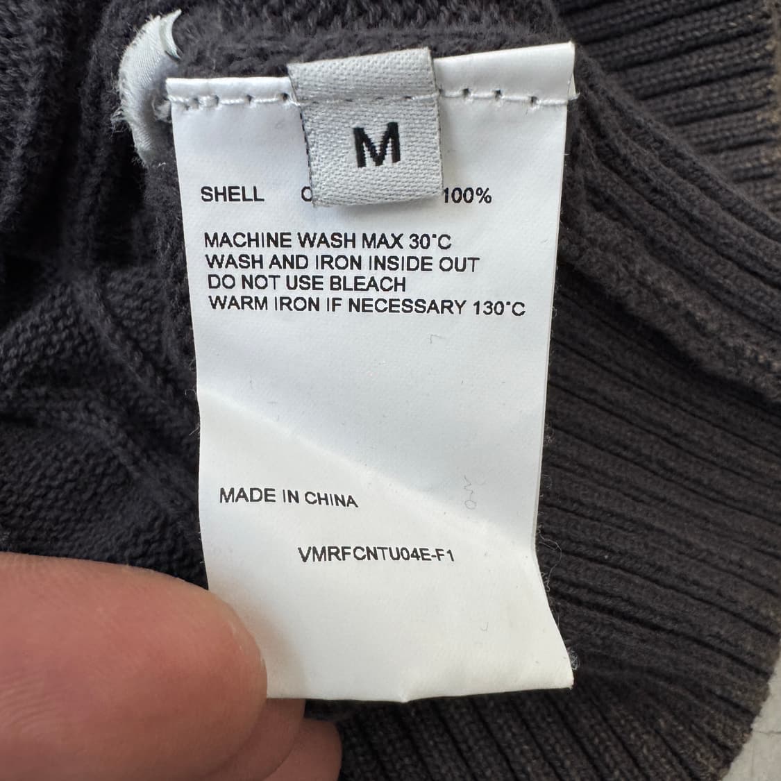 비바스튜디오 워싱 그런지 후드 니트 상품이미지6