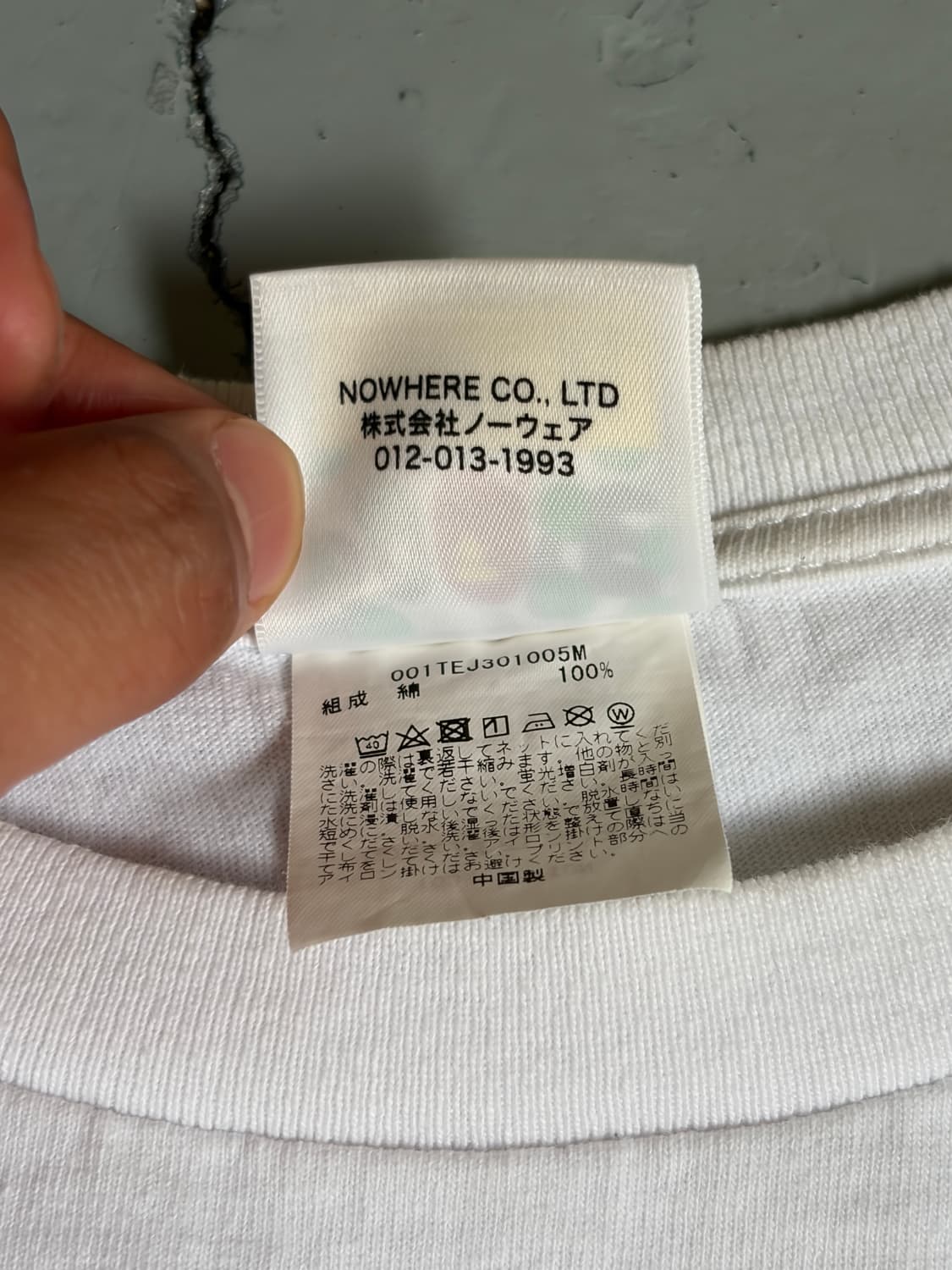 베이프(BAPE) ABC 카모 싱글스티치 화이트 티셔츠 상품이미지4