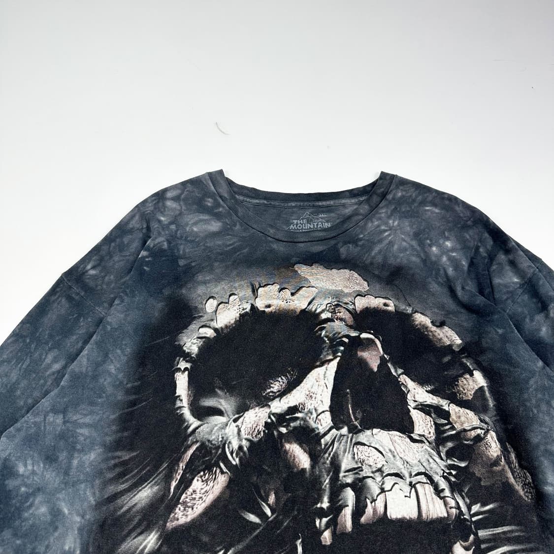 VTG 빈티지 메탈리카 스컬 타이다이 긴팔티셔츠 (3XL) 상품이미지1