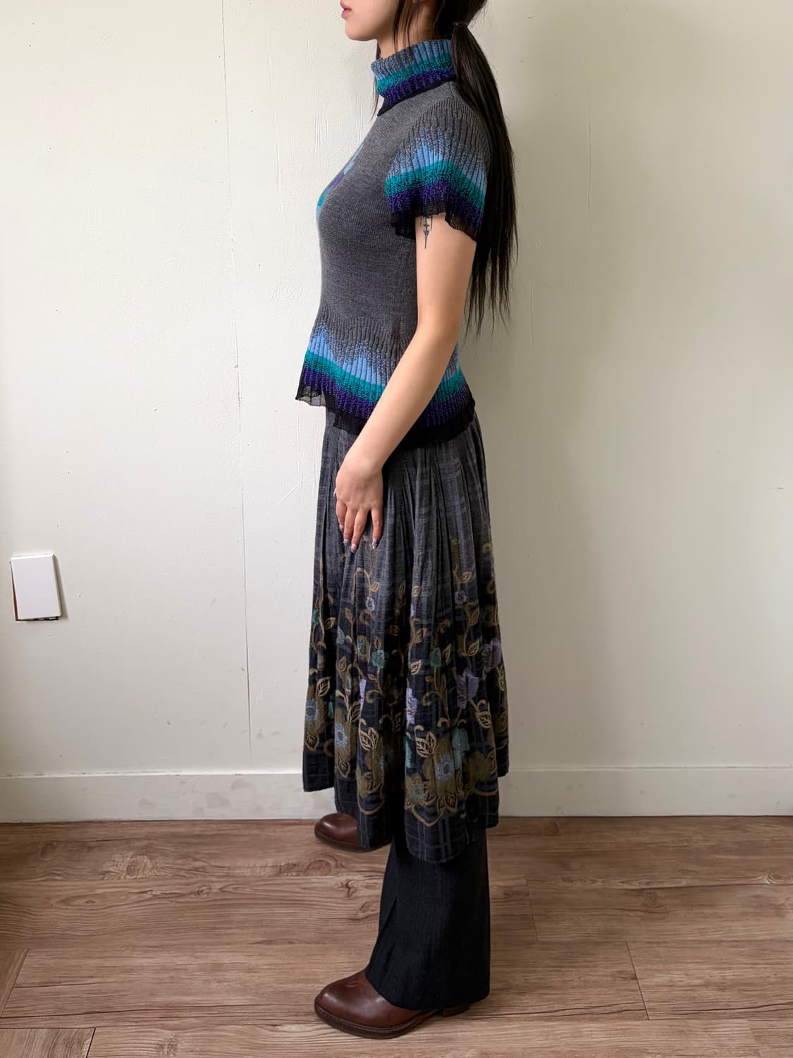 Chamois 그래픽 터틀넥 상품이미지7