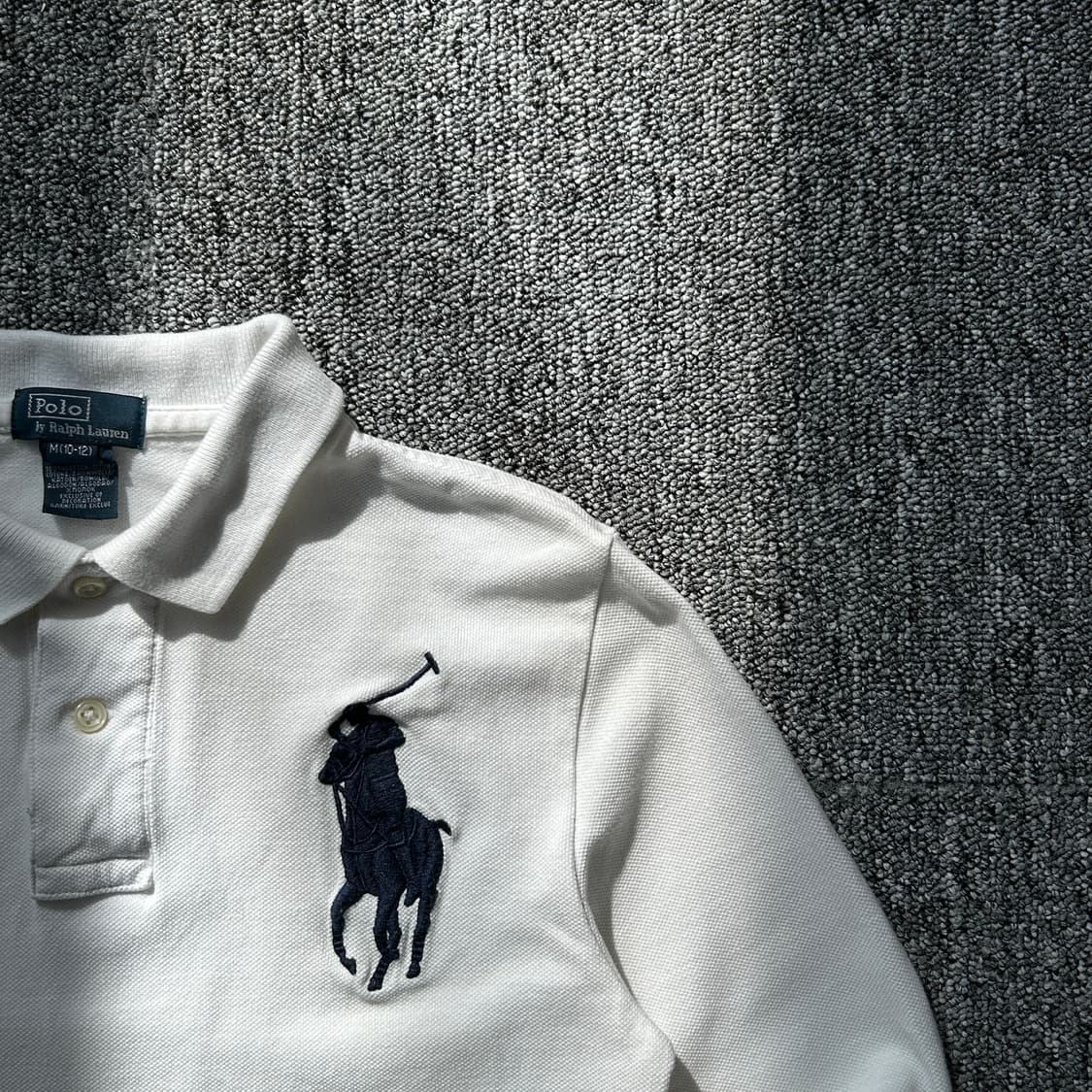 폴로 랄프로렌 화이트 빅포니 긴팔 PK 상품이미지3