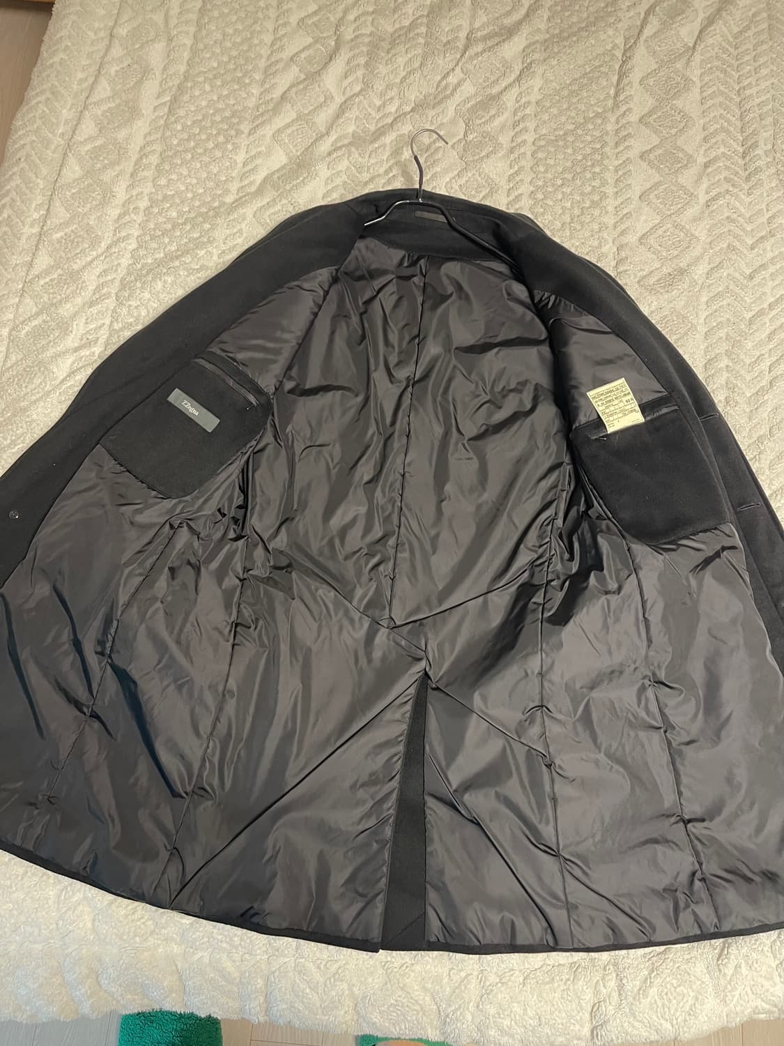 에르메네질도 제냐 지 제냐 (Z ZEGNA) 코트 블랙 50R 8drop 상품이미지6