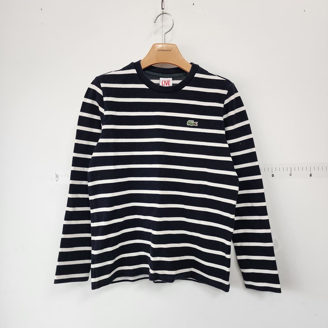 라코스테 스트라이프 긴팔 티셔츠 상품이미지1